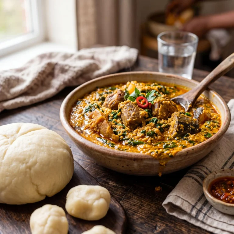 Fufu and Egusi Soup Recipe: A Delicious and Hearty Nigerian Dish