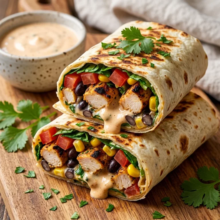 Healthy Southwest Chicken Wraps Recipe: A Fresh, Flavorful Delight