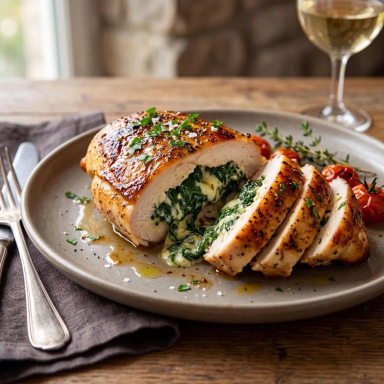Spinach Stuffed Chicken Breast Recipe: Juicy, Flavorful, and Easy to Make