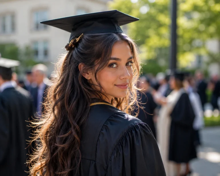 10 Best Graduation Hairstyles with Cap & Gown That Are Actually Easy to Do