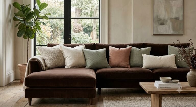 15 Chocolate Brown Couch Living Room Ideas for 2026