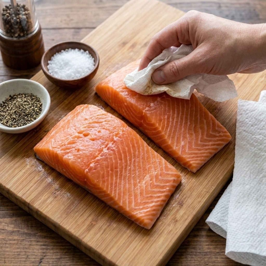 Prep the Salmon