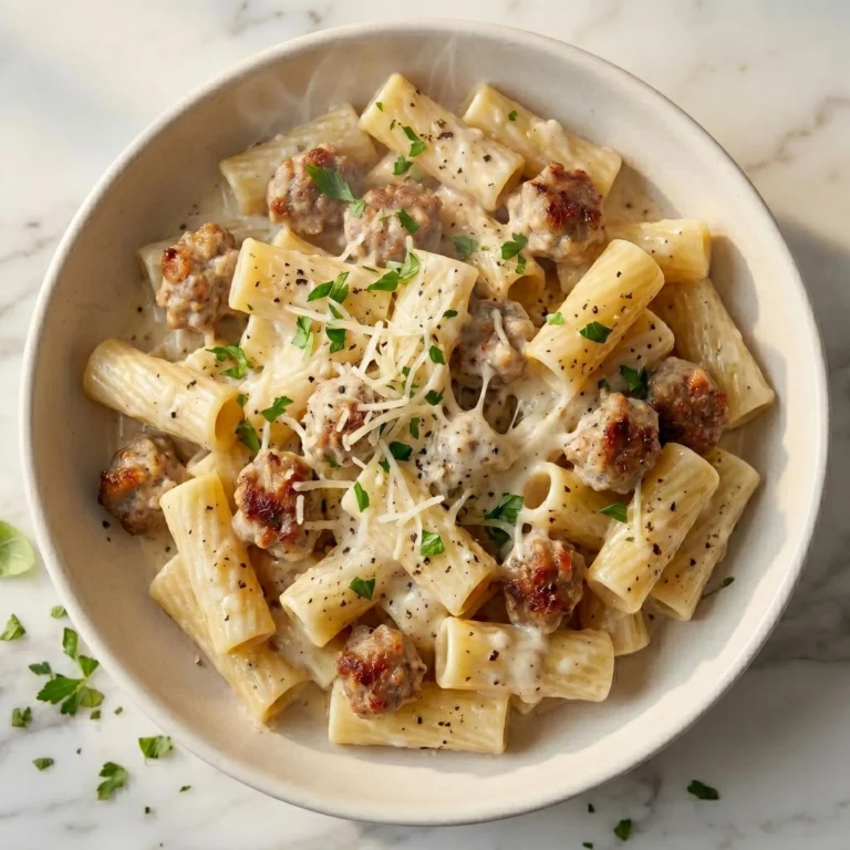 Easy Creamy Sausage Rigatoni Pasta Recipe: Rich, Comforting, and Better Than an Italian Restaurant