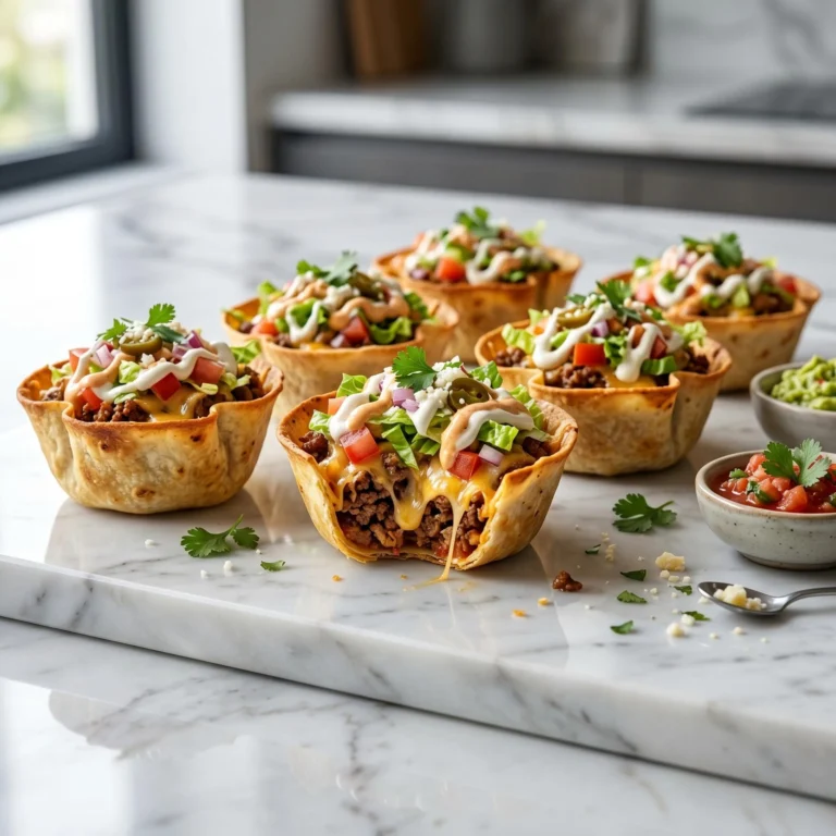 Easy Taco Cups Recipe: Crispy, Cheesy, and Perfect for Parties