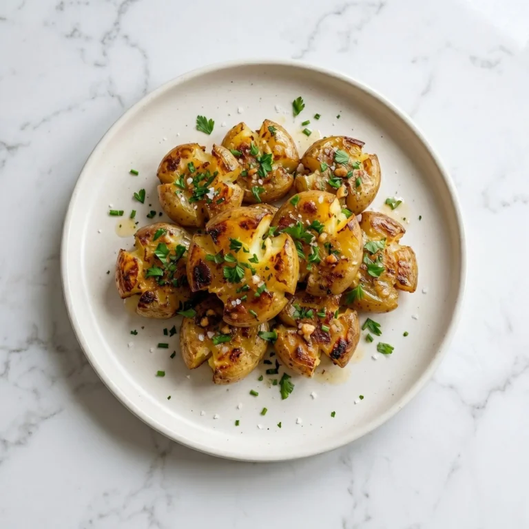 Crispy Garlic Smashed Baby Potatoes Recipe: Golden, Fluffy, and Better Than Fries