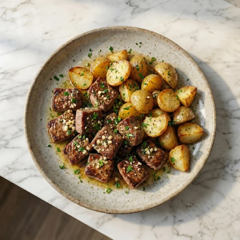 Garlic Steak Bites and Potatoes Recipe: Savory, Tender, and Better Than a Steakhouse