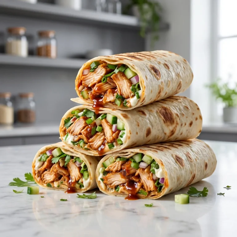 Easy BBQ Chicken Wraps Recipe for Lunch: Smoky, Satisfying, and Better Than Takeout