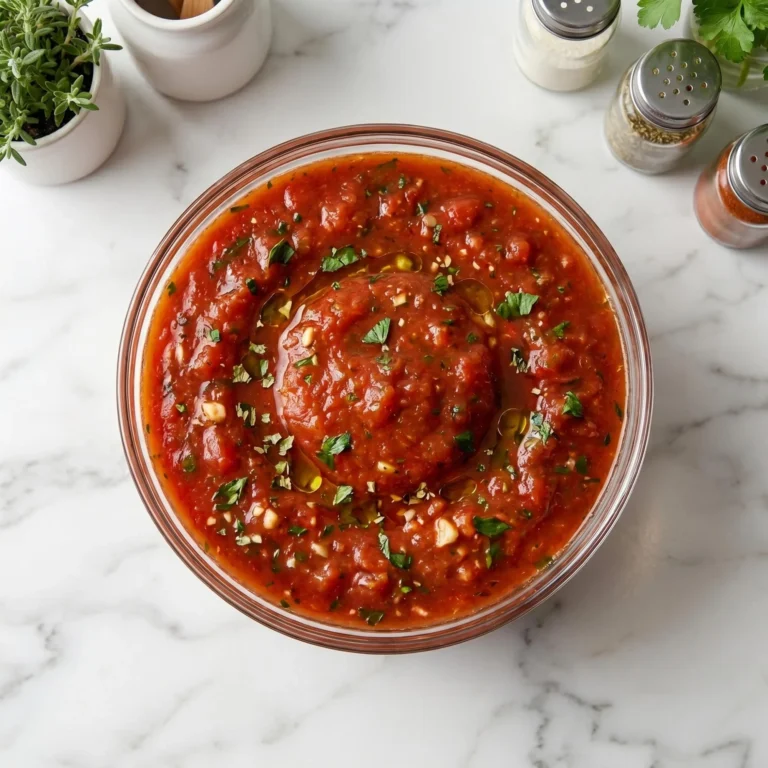 Easy Homemade Pizza Sauce Recipe: Rich, Savory, and Better Than Jarred