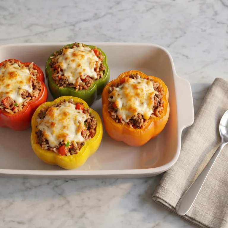 Classic Stuffed Peppers Recipe: Hearty, Cheesy, and Better Than Diner Food