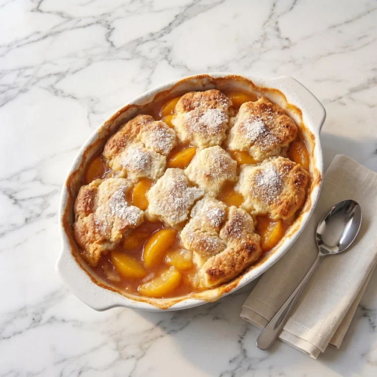 Easy Peach Cobbler Recipe with Canned Peaches: Warm, Comforting, and Better Than Bakery-Bought