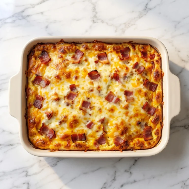 Bacon Egg and Cheese Casserole Recipe: Perfect for Crowds