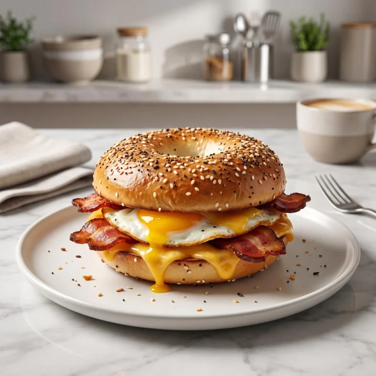Bagel Egg Sandwich Breakfast Recipe: Savory, Cheesy, and Better Than the Deli