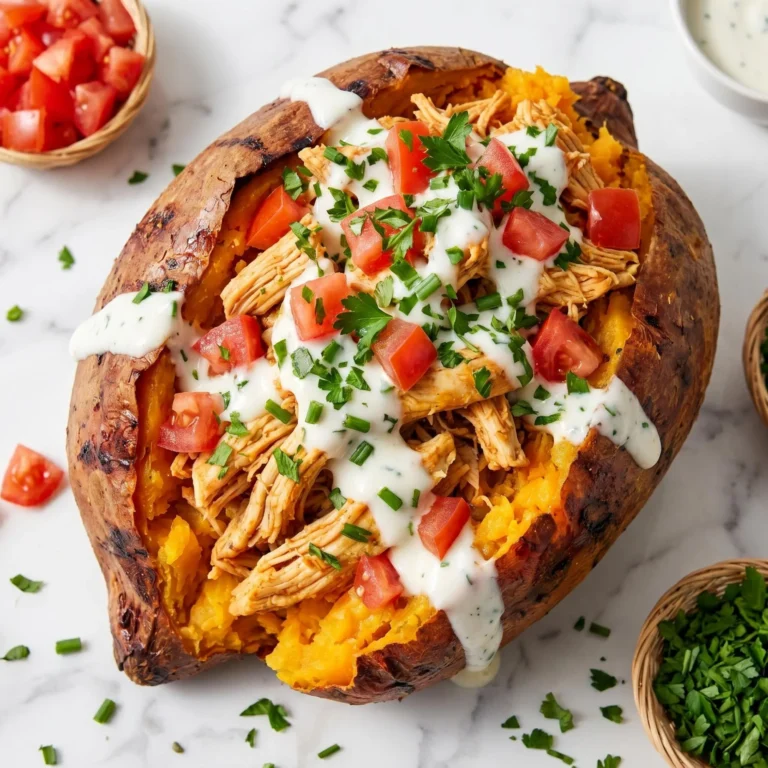 Stuffed Sweet Potatoes with Chicken Recipe
