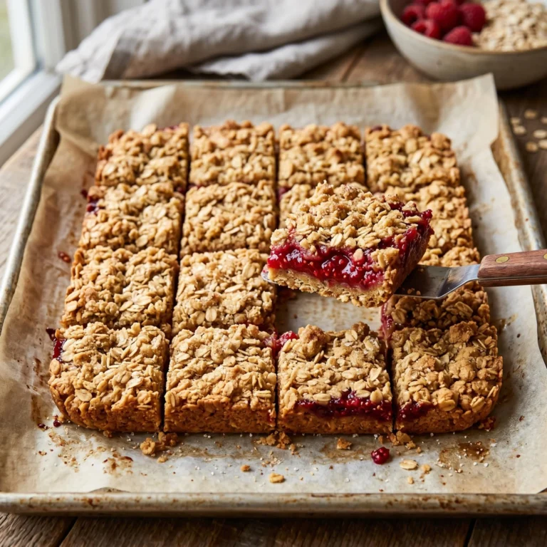 Quick and Easy Rhubarb Crumble Bars Recipe