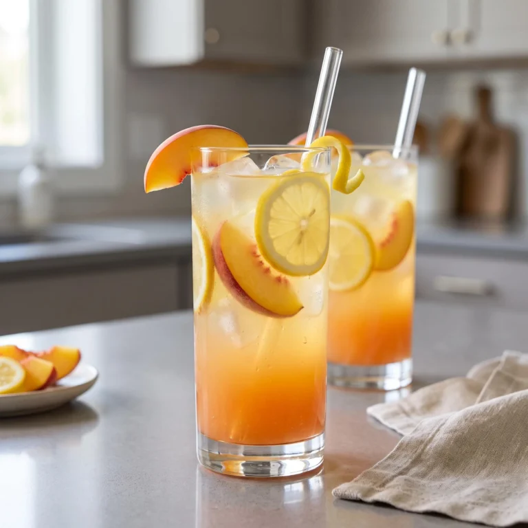 The Best Peach Lemonade Recipe: Sweet, Citrusy