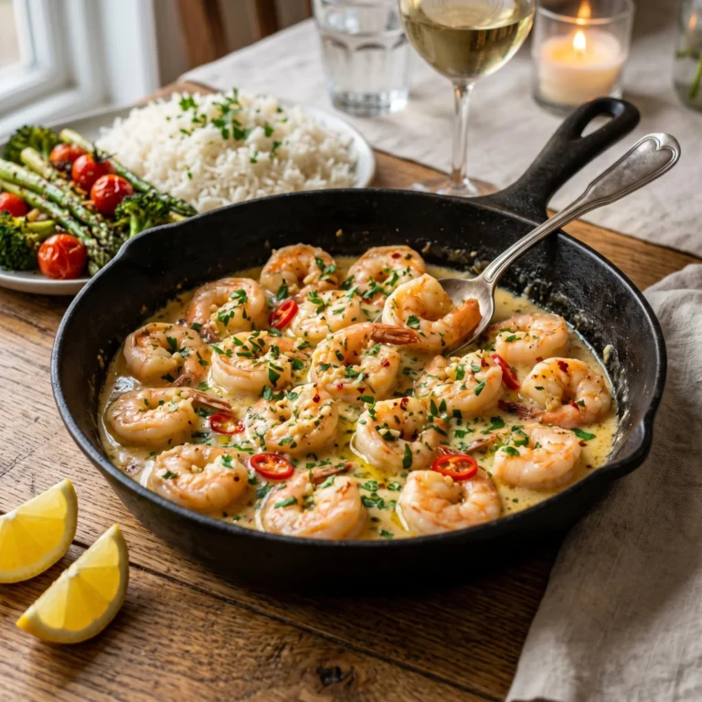 Creamy Garlic Shrimp Recipe for Dinner: Rich, Savory, and Restaurant-Quality