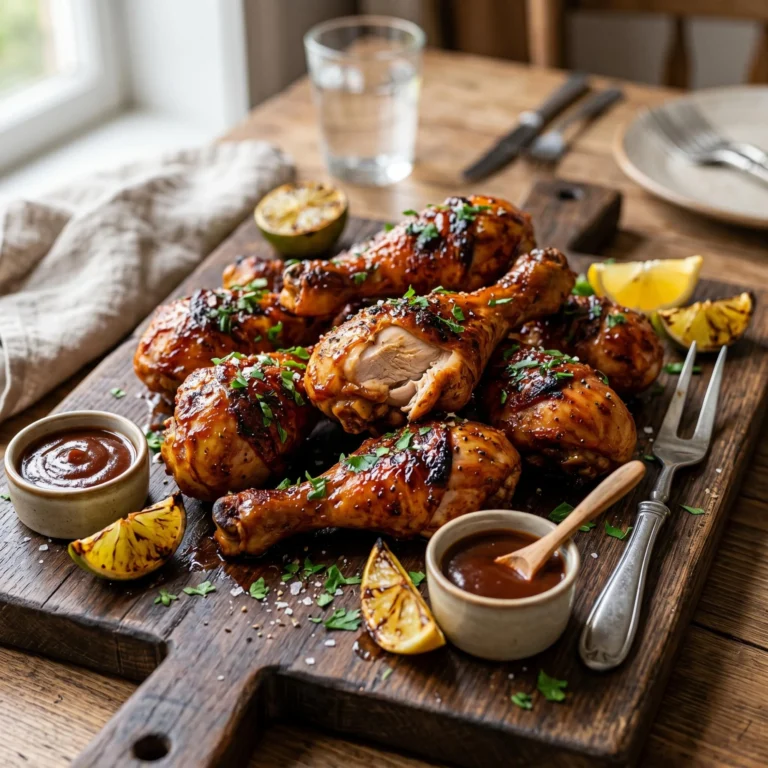 Oven-Baked BBQ Chicken Drumsticks: Sticky, Sweet, and Fall-Off-The-Bone Tender