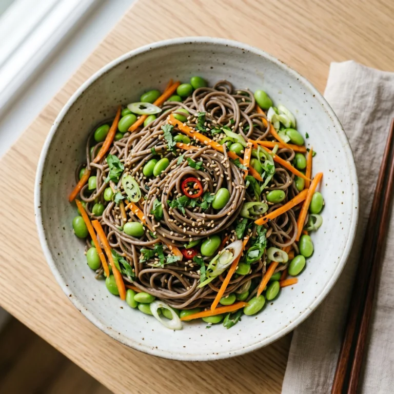 Easy Cold Soba Noodle Salad Recipe: Refreshing, Vibrant, and Ready in 15 Minutes