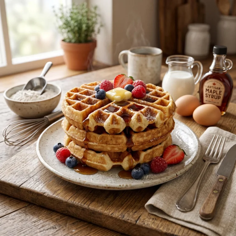 How To Make Homemade Waffles Recipe: Crispy, Fluffy, and Perfectly Golden