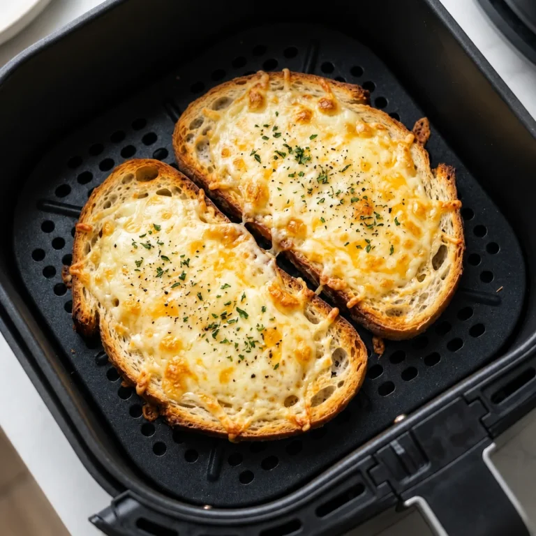 Air Fryer Cheesy Egg Toast: Crispy, Gooey, and Perfectly Golden