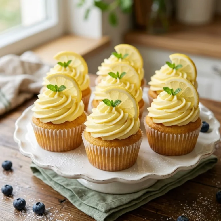 The Best Moist Lemon Cupcakes Recipe