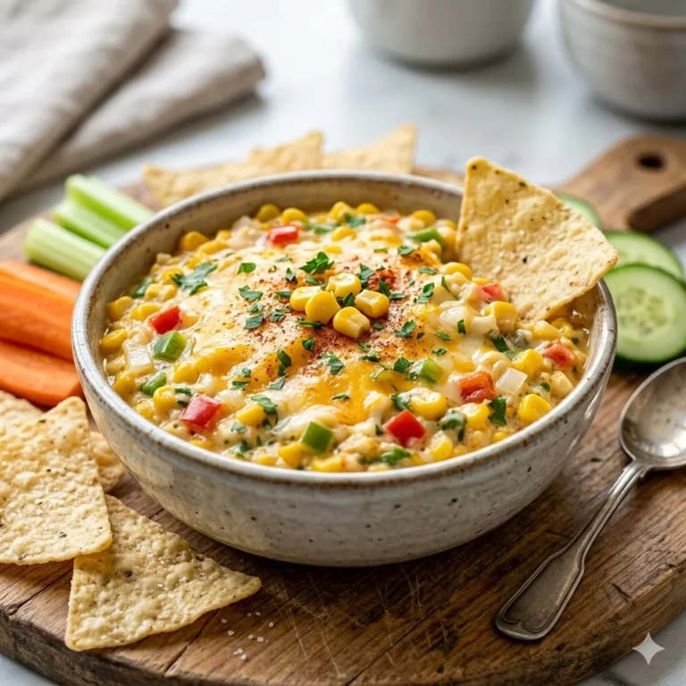Quick and Easy Hot Corn Dip with Cream Cheese for Beginners