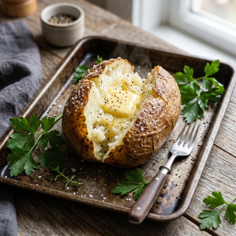 Oven Baked Potatoes Recipe: Perfectly Crispy Skin, Fluffy Inside