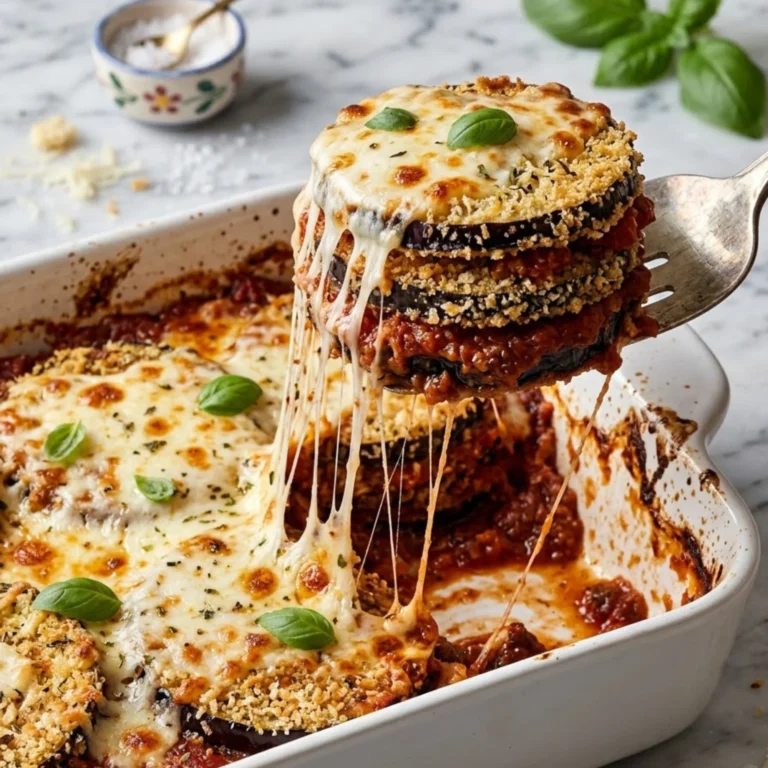 Baked Crispy Eggplant Parmesan Recipe: Cheesy, Comforting, and Better Than Takeout