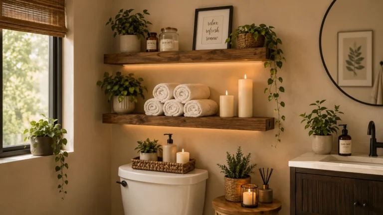 15 Bathroom Shelf Ideas to Maximize Your Space and Style
