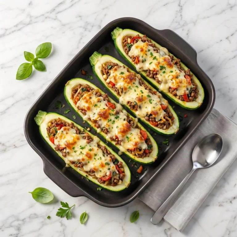 Stuffed Zucchini Boats Recipe: Savory, Cheesy, and Better Than Pasta