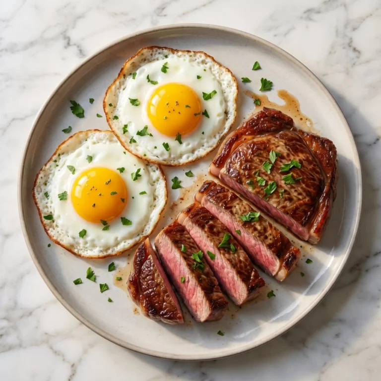 Hearty Steak and Eggs Breakfast Recipe: Classic, Savory, and Better Than a Diner