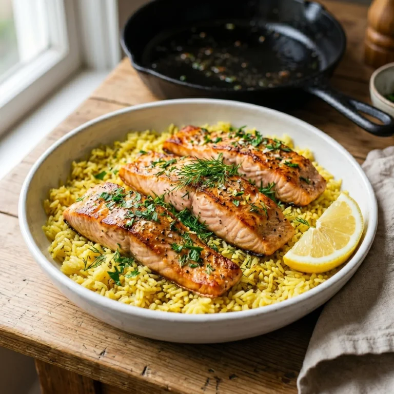 Quick and Easy One-Pot Salmon and Rice Recipe for Beginners