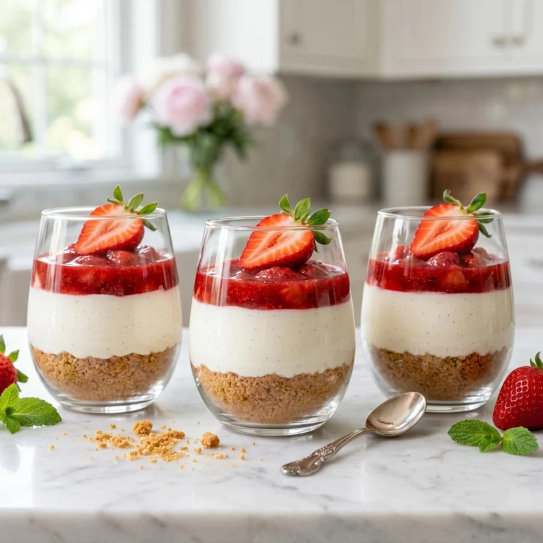 Quick and Easy Strawberry Cheesecake Cups Recipe