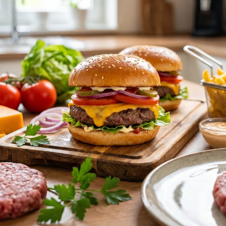 Homemade Cheeseburger Recipe: Juicy, Flavorful, and Perfectly Melted