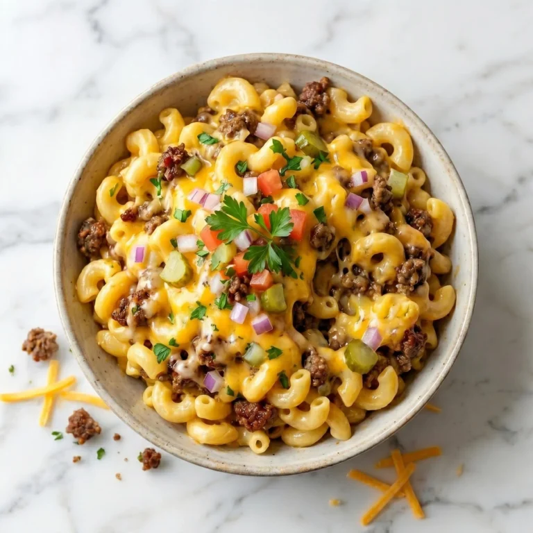 Loaded Cheeseburger Pasta Recipe: Cheesy, Hearty, and Better Than the Drive-Thru
