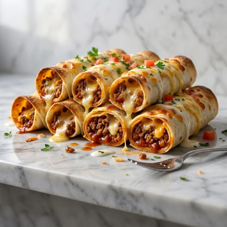 Crispy Cheesy Ground Beef Taquitos Recipe: Savory, Easy, and Better Than Takeout
