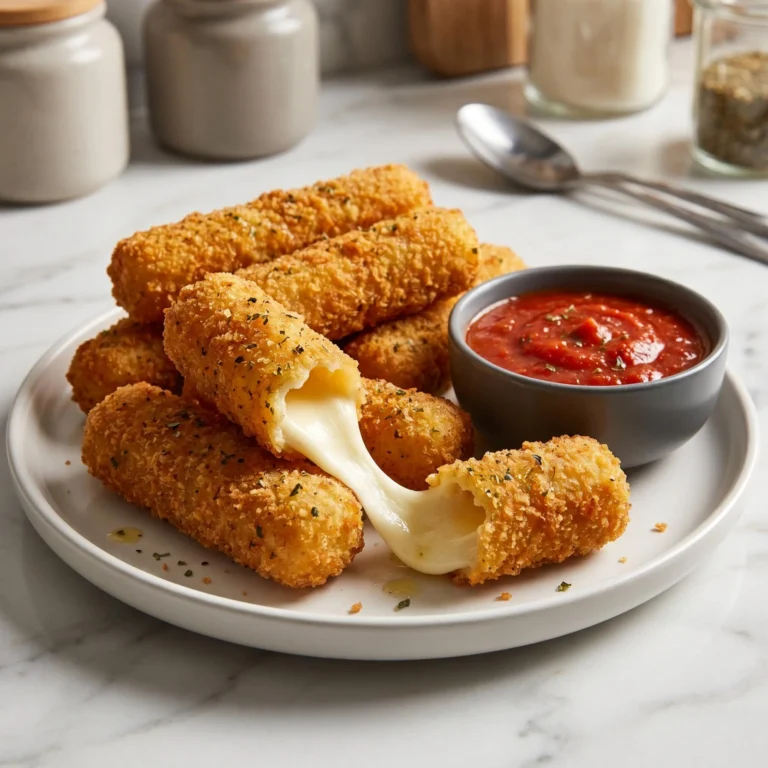 Crispy Mozzarella Sticks Recipe: Gooey, Golden, and Better Than Takeout