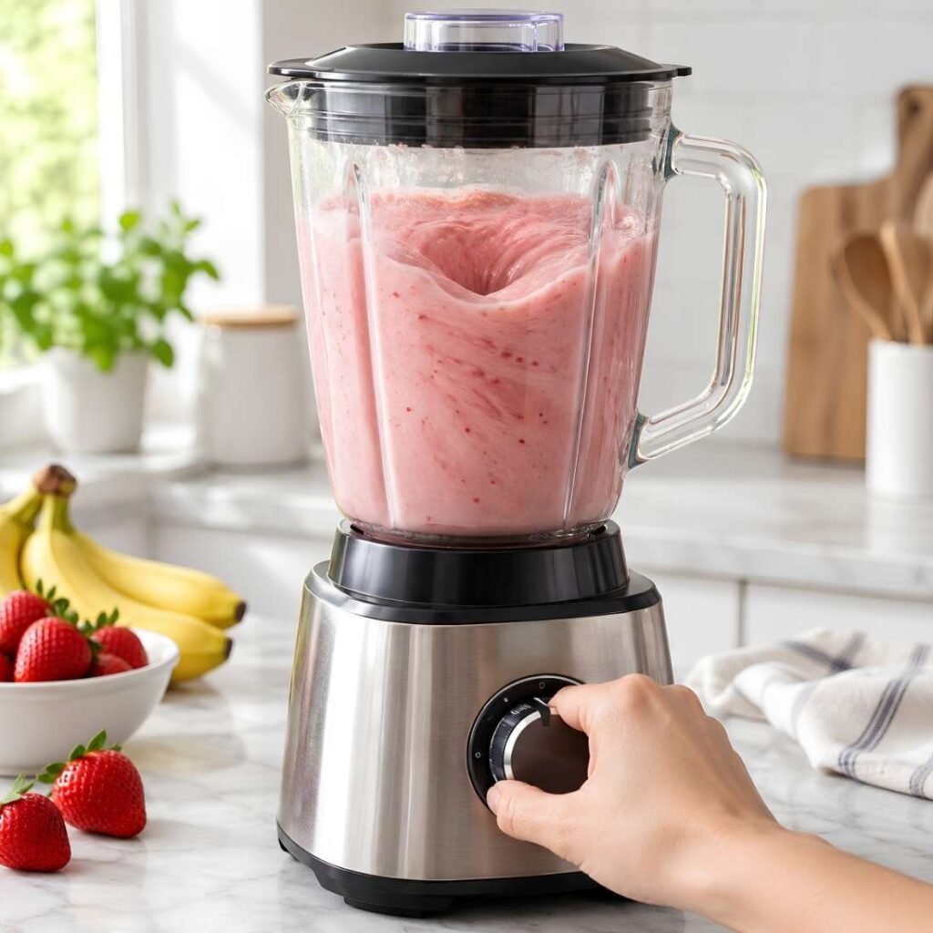 : Blend Until Smooth

Secure the blender lid and start blending on a low speed before gradually