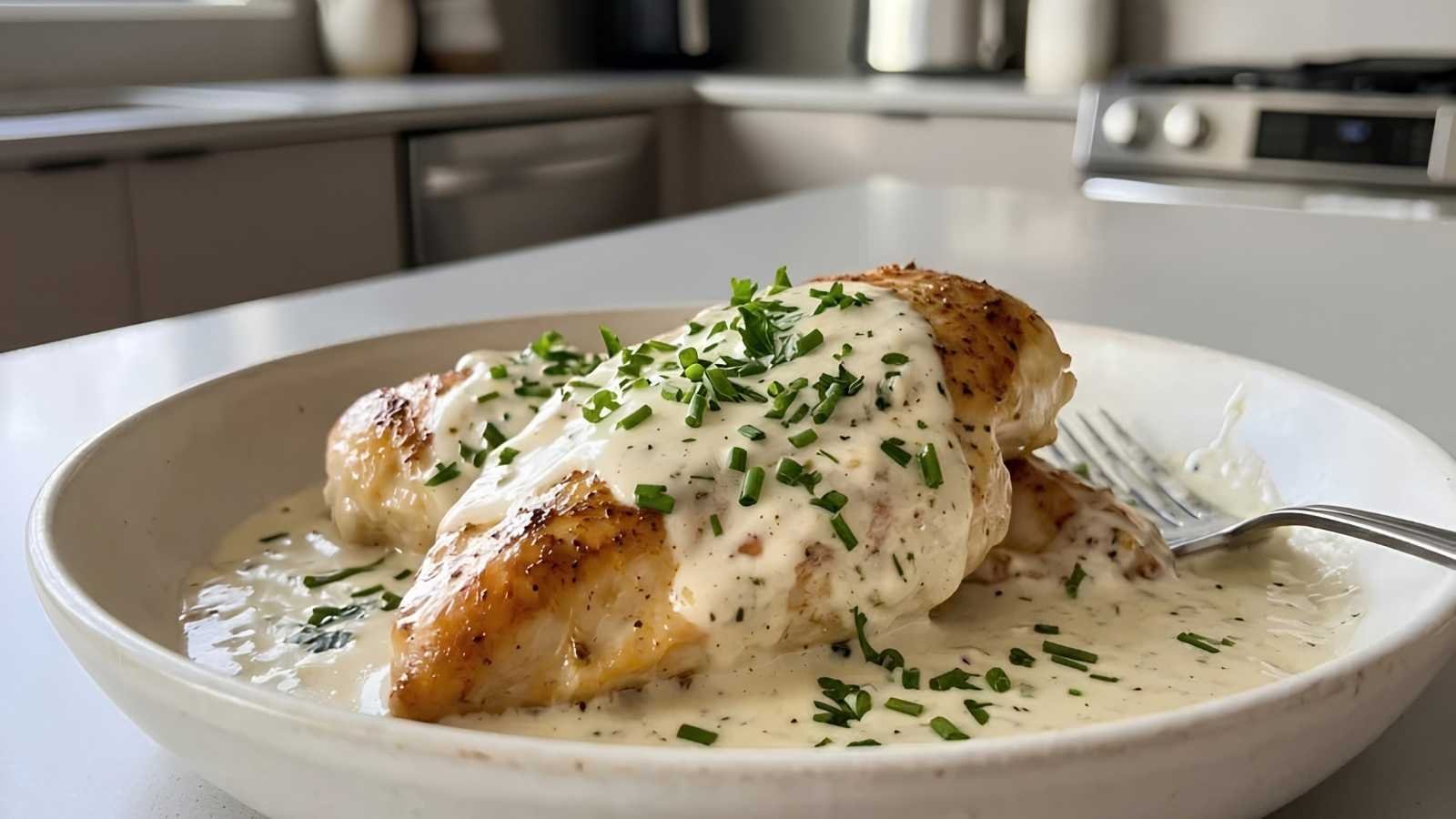 Cheese Creamy Boursin Chicken Recipe Boursin is doing something here that no ordinary cream sauce does