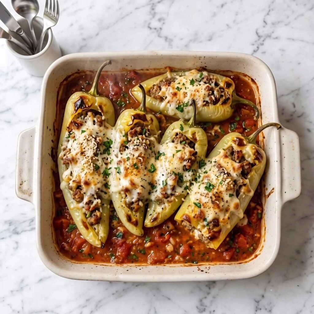 Healthy Stuffed Banana Peppers Recipe Banana peppers make better stuffed peppers than bell peppers do,