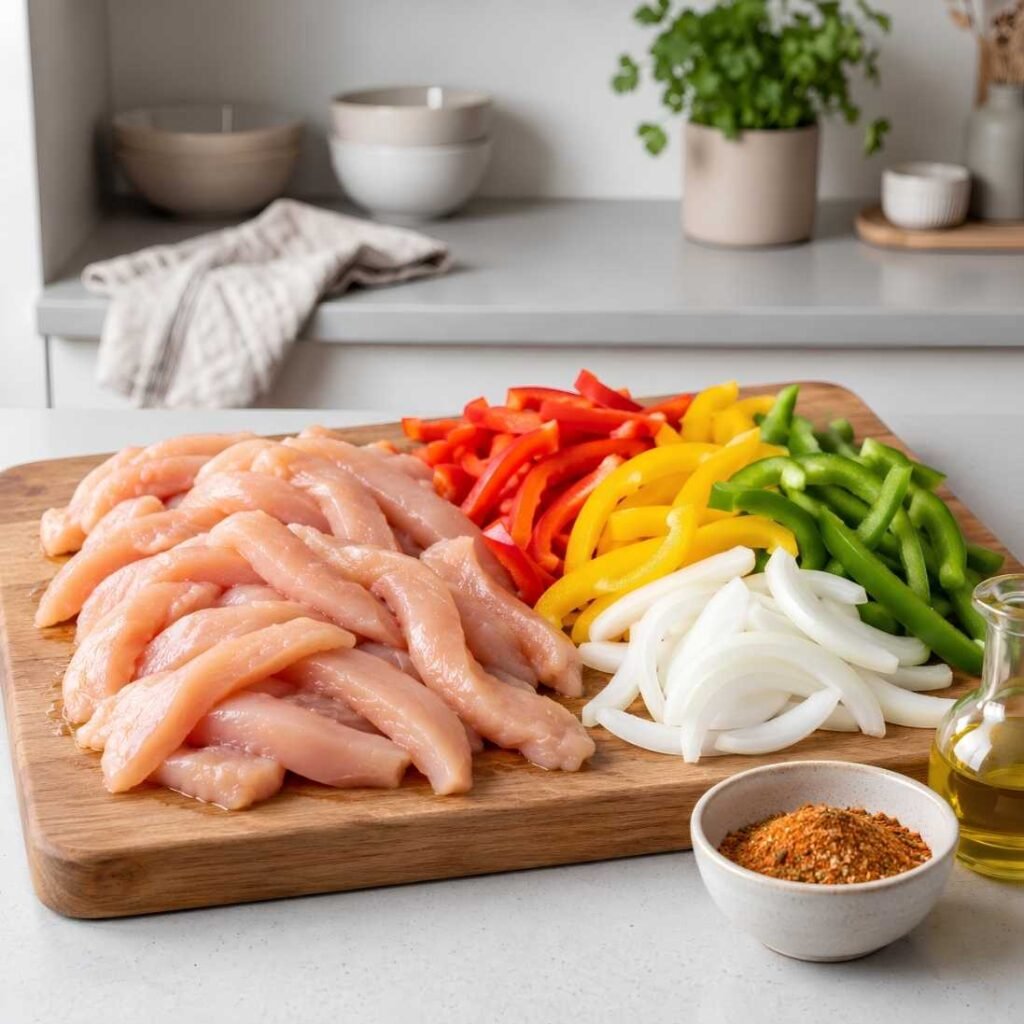 Prepare the Chicken and Vegetables Preheat the oven to 375°F (190°C).