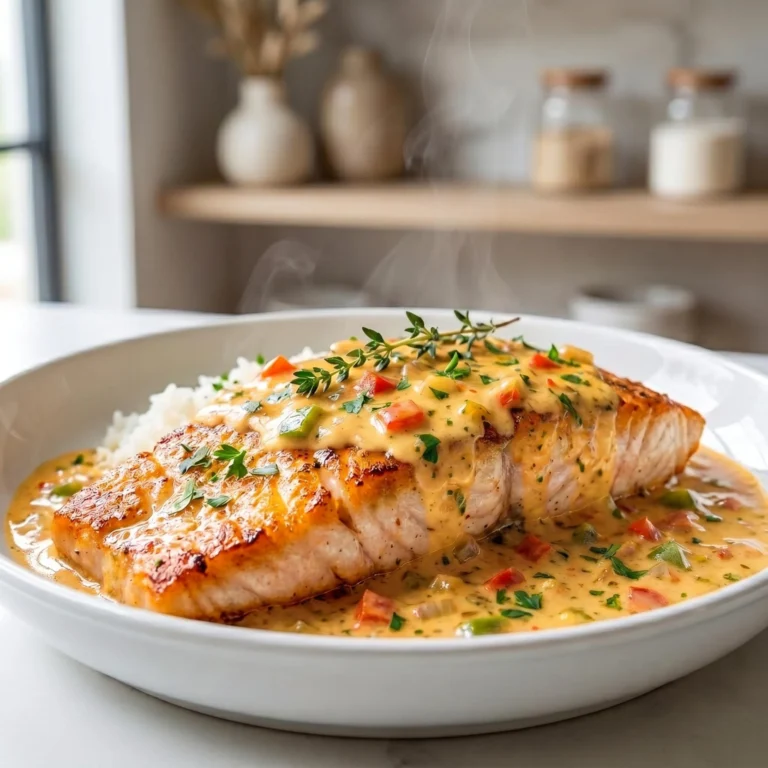 Red Snapper with Creamy Creole Sauce Recipe