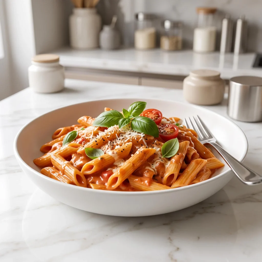 Creamy Tomato Basil Pasta Recipe
