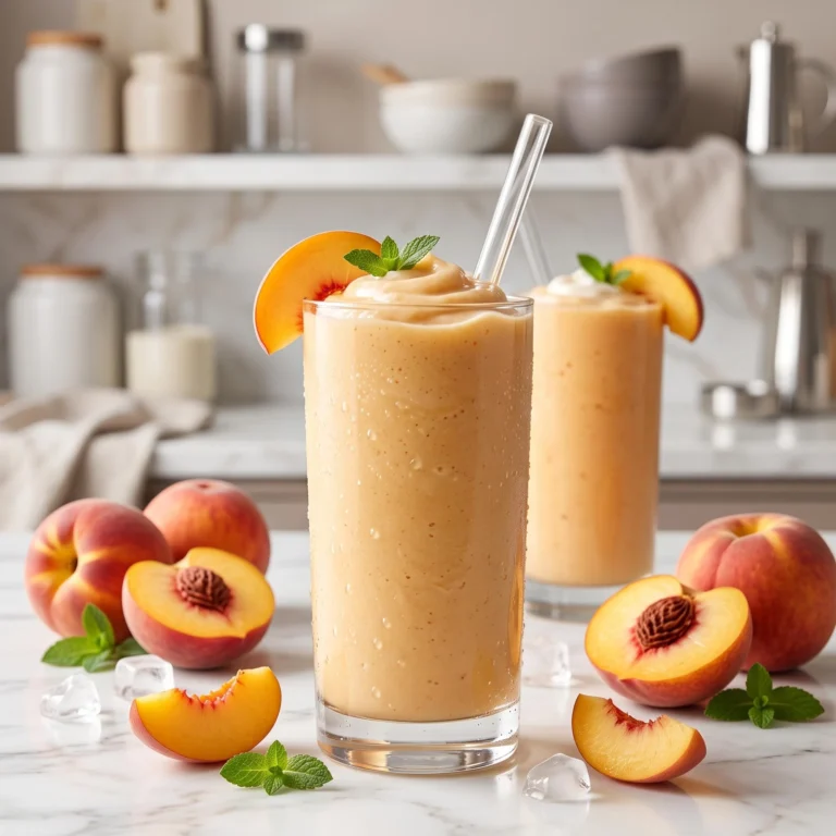 Healthy Fresh Peach Smoothie Recipe: Creamy, Naturally Sweet