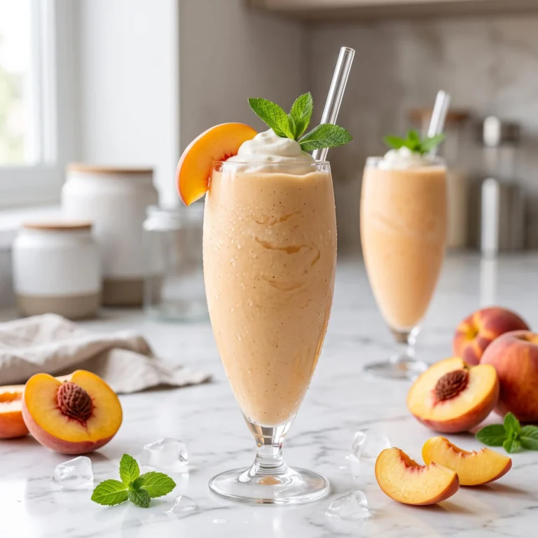 Peach Milkshake Recipe: Creamy, Sweet
