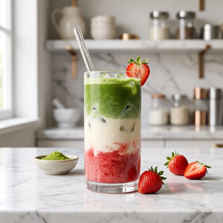 Matcha Strawberry Latte Recipe