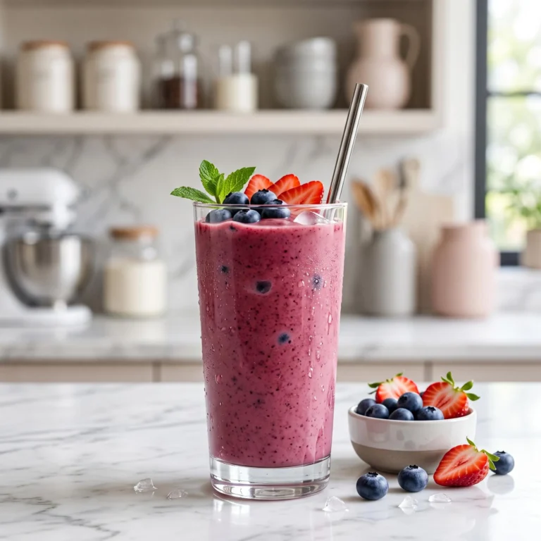 Strawberry Blueberry Smoothie Recipe