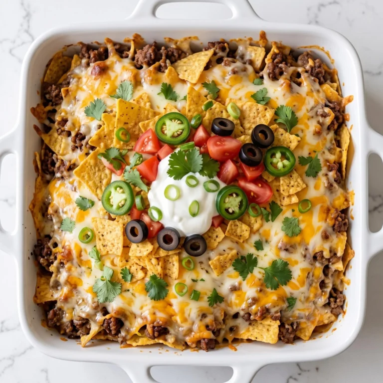 Walking Taco Casserole Recipe: Cheesy, Crunchy, and Crowd-Pleasing