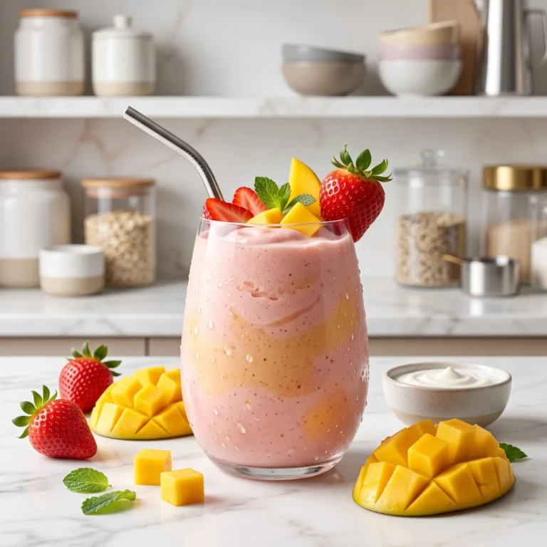 Strawberry Mango Smoothie Recipe