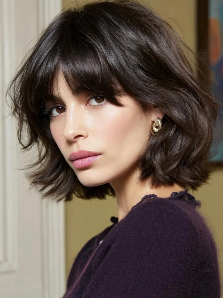  Italian Bob Haircut – Curly Version 